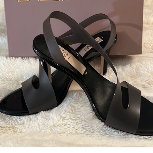 Deltran Shoes - NWT,Deltan Tinsley Clear Vinyl Peep Toe Heels, New Tag on Botton/No Box, 9